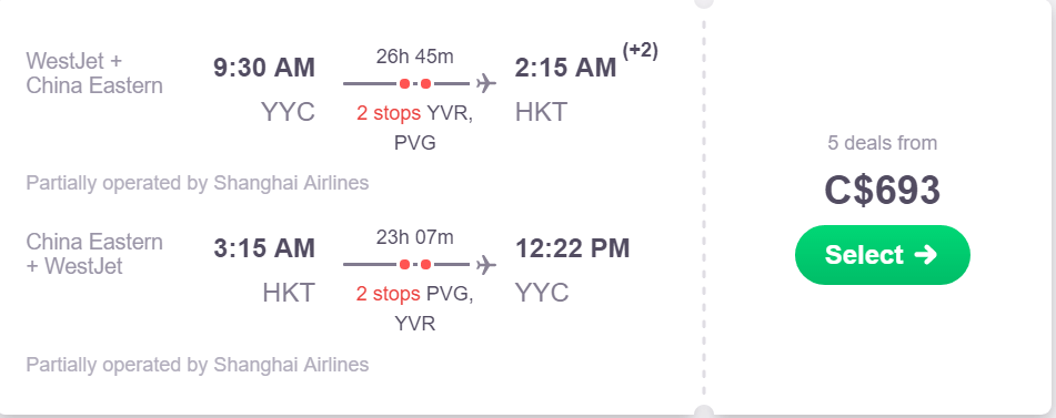 Calgary, Edmonton or Winnipeg to Phuket, Thailand - $693